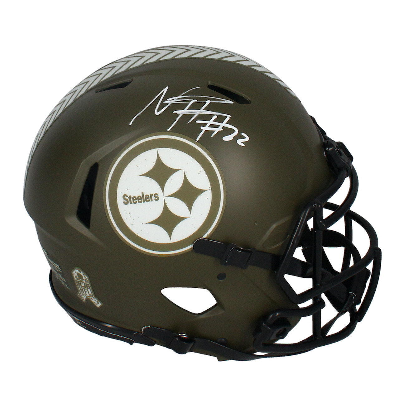 Najee Harris Signed Pittsburgh Steelers Speed Mini Helmet