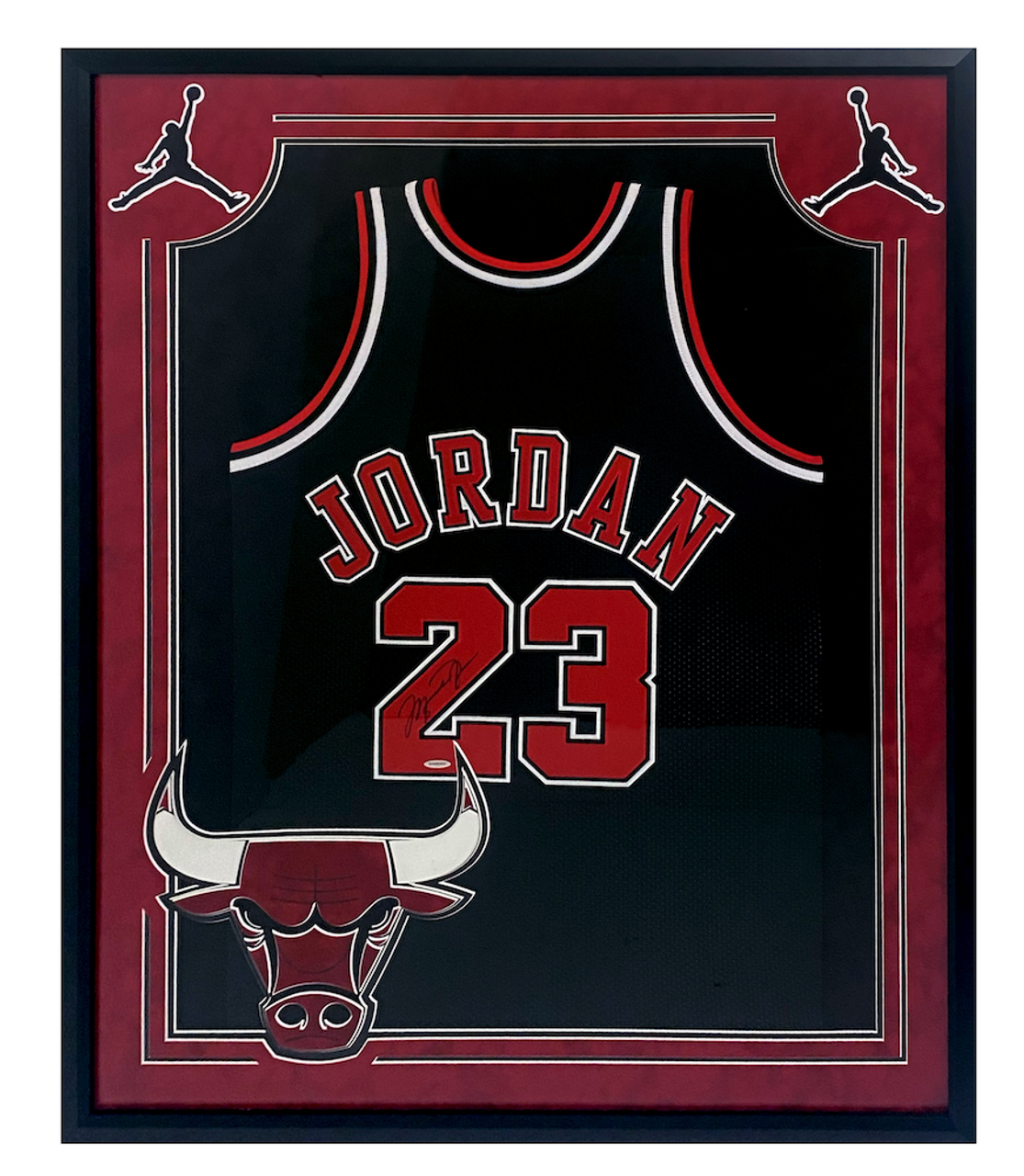 Michael Jordan Signed '97-'98 Alternate Bulls Jersey
