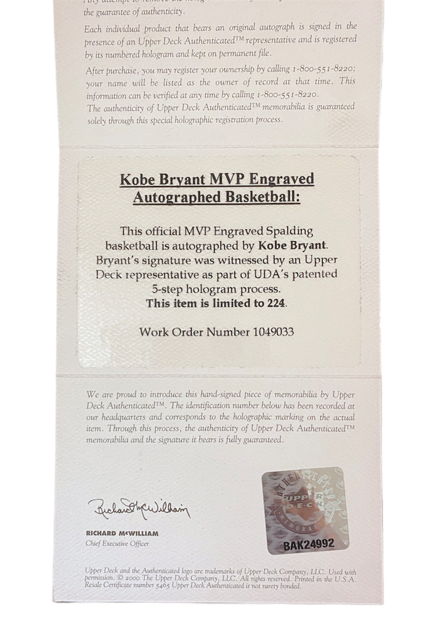 KOBE BRYANT Autographed '81 Point Game' Emb. Authentic Lakers