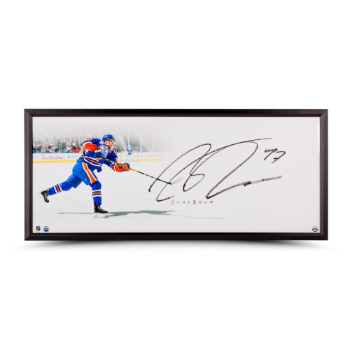CONNOR MCDAVID Autographed & Framed "The Show" 46 x 20 UDA