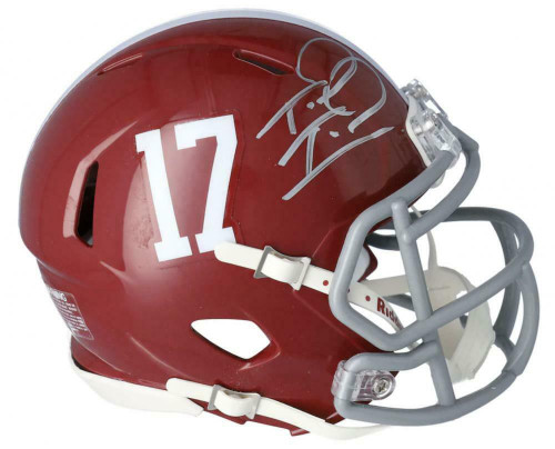 TUA TAGOVAILOA Autographed Alabama Crimson Tide '17 Champs' Speed Mini  Helmet FANATICS - Game Day Legends