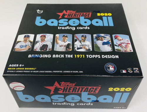 2020 TOPPS HERITAGE BASEBALL (Qty. 1) 24 Count Retail Box MIKE TROUT