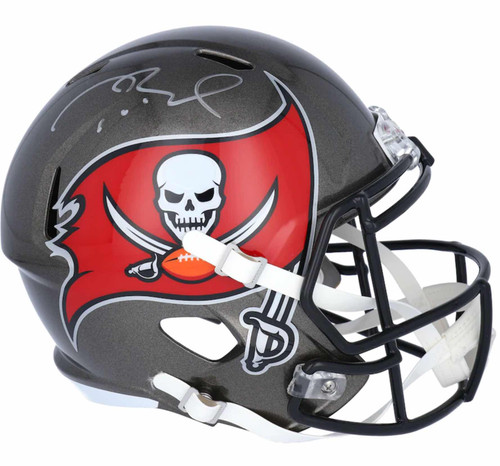 TOM BRADY Autographed Tampa Bay Buccaneers Authentic Speed Helmet FANATICS