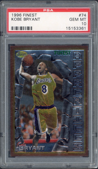 1996 topps finest kobe bryant