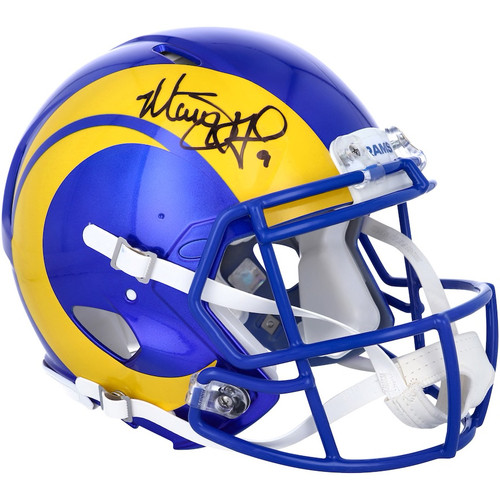 MATTHEW STAFFORD Autographed Los Angeles Rams Authentic Speed Helmet FANATICS