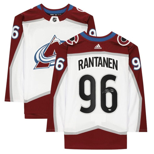 MIKKO RANTANEN Autographed Avalanche Adidas Authentic White Jersey FANATICS