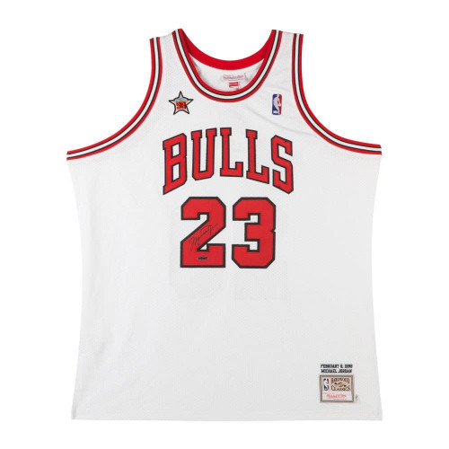 MICHAEL JORDAN Autographed 1998 NBA All-Star Game Chicago Bulls Mitchell & Ness Jersey UDA