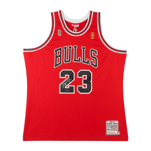 Autographed Chicago Bulls Michael Jordan Fanatics Authentic White