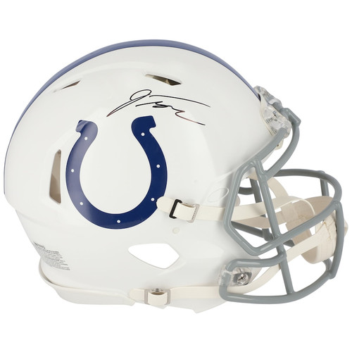 JONATHAN TAYLOR Autographed Indianapolis Colts Speed Authentic Helmet FANATICS