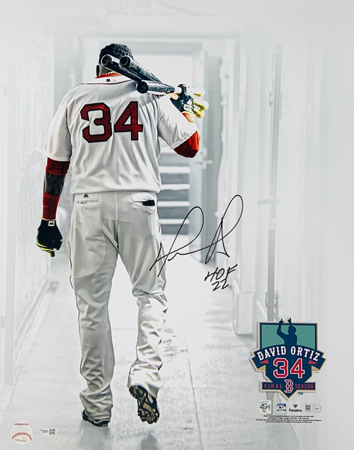 David Ortiz Autograph Photo This Is Our City Boston Strong Framed 23x27