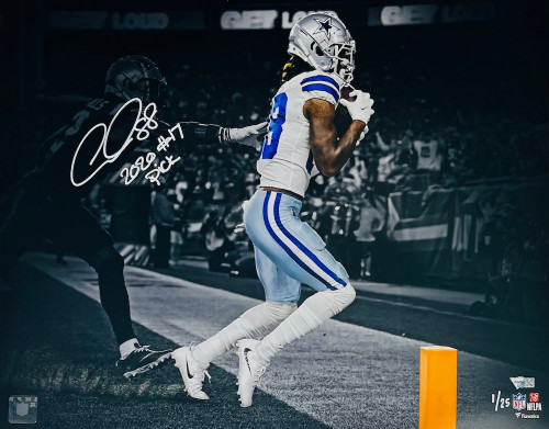 CEEDEE LAMB Autographed "2020 #17 Pick" 16" x 20" Spotlight Photo FANATICS LE 25