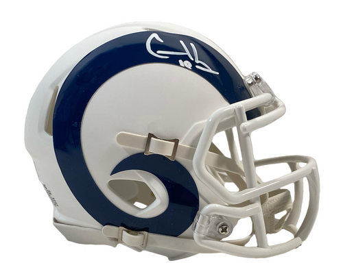 COOPER KUPP Autographed Los Angeles Rams White Matte Speed Mini Helmet  FANATICS - Game Day Legends