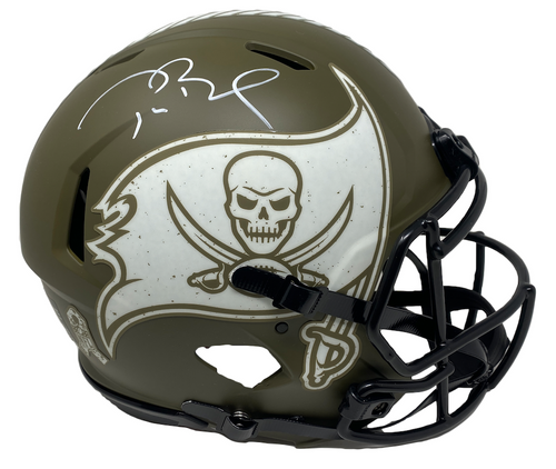 TOM BRADY Autographed Buccaneers STS Speed Authentic Helmet FANATICS