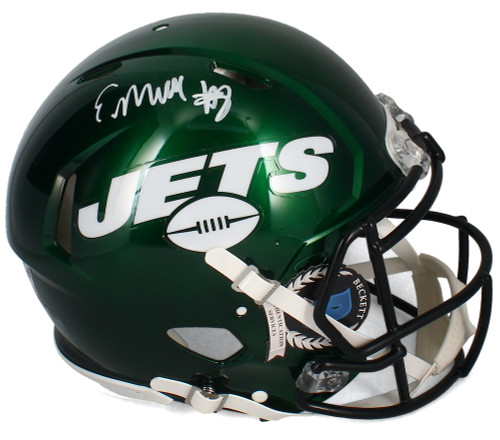 ELIJAH MOORE Autographed New York Jets Authentic Speed Helmet BECKETT