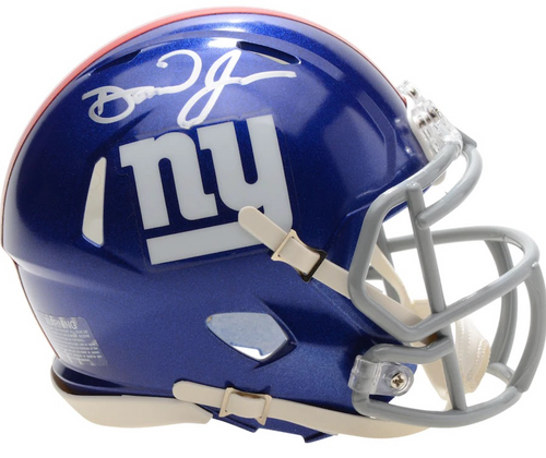 DANIEL JONES Autographed New York Giants Mini Speed Helmet FANATICS