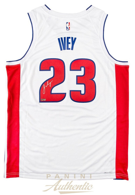 Jaden Ivey Autographed Blue Detroit Pistons Swingman Jersey ~Open