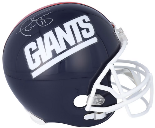 PHIL SIMMS Autographed New York Giants Full Size Throwback Helmet FANATICS