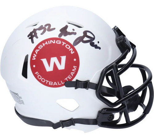 JAMIN DAVIS Autographed Washington Football Lunar Eclipse Mini Helmet FANATICS
