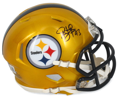 nfl autographed mini helmets Speed Steelers Pat Freiermuth Beckett