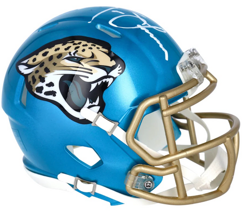 Trevor Lawrence Autographed Jaguars Flash Speed Mini Helmet Fanatics