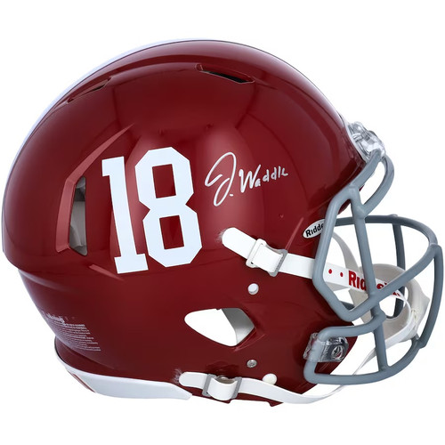 Jaylen Waddle Autographed Alabama Authentic Speed Helmet Fanatics