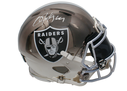 Bo Jackson Autographed Raiders Chrome Speed Authentic Helmet Beckett / GDL LE 34