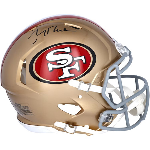 Jerry Rice Autographed San Francisco 49ers Authentic Speed Helmet Fanatics