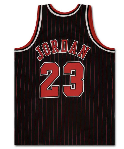 Michael Jordan Autographed Bulls 1996-97 Pinstripe M&N Authentic Jersey UDA