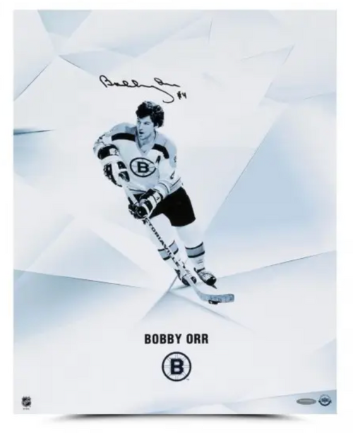 Bobby Orr Autographed Boston Bruins "Clarity" 16" x 20" Photograph UDA