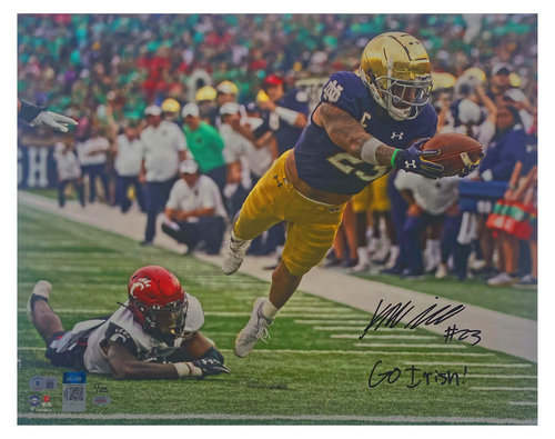 Kyren Williams Autographed "Go Irish" 16" x 20" Photo Beckett / GDL LE 1/23