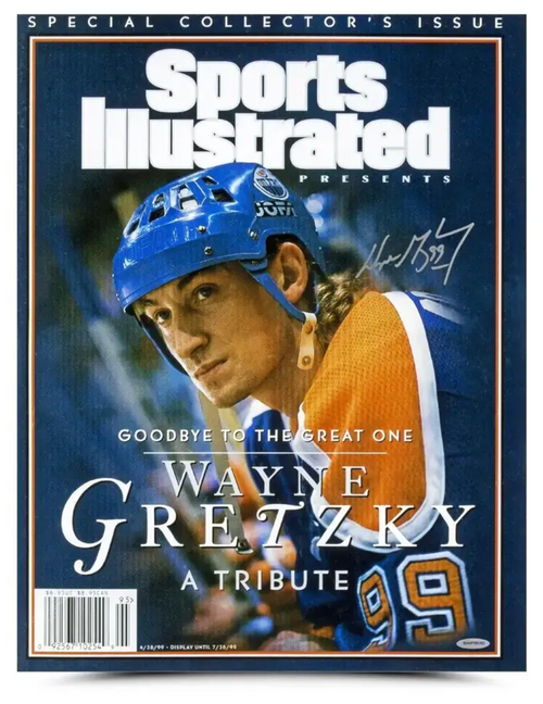 Wayne Gretzky Autographed "Sports Illustrated Tribute" 15" x 20" Cover Photo UDA
