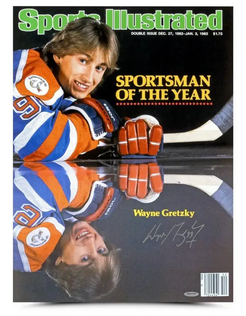 Wayne Gretzky Autographed "Sportsman of the Year" 15" x 20" Cover Photo UDA