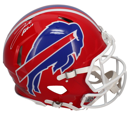 Josh Allen Autographed Bills Throwback Authentic Speed Helmet Beckett