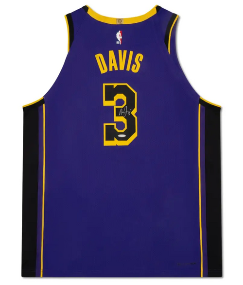 Anthony Davis Autographed 2022-23 Lakers Statement Ed Authentic Nike Jersey UDA