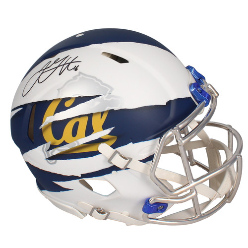 Jared Goff Autographed Lions / Cal Custom Painted Authentic Helmet Fanatics