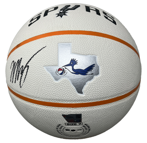 Victor Wembanyama Autographed Spurs White City Edition Basketball Fanatics