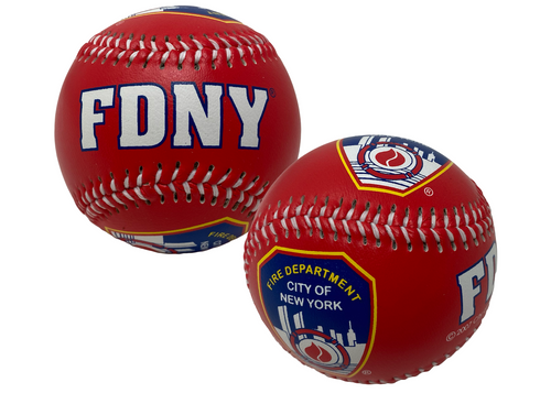 FDNY City Of New York Fire Department Baseball Red White Letters