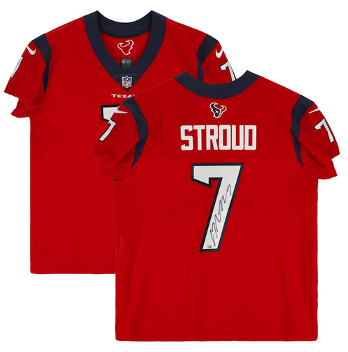 C.J. Stroud Autographed Houston Texans Nike Elite Red Jersey Fanatics