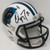 CHRISTIAN McCAFFREY Autographed White Matte Carolina Panthers Mini Helmet FANATICS