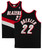 CLYDE DREXLER Autographed "HOF '04" Trail Blazers Black Jersey FANATICS