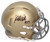 Kyren Williams Autographed (Black Ink) Notre Dame Mini Speed Helmet Beckett