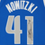 Dirk Nowitzki Autographed HOF Patch Mavericks Blue Nike Jersey Fanatics