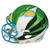 Justin Herbert Autographed ECC Ripped Chargers / Ducks Authentic Helmet Beckett