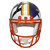 Joe Burrow Autographed Bengals / LSU Ripped Hand Painted Speed Helmet Fanatics