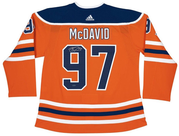 CONNOR MCDAVID Autographed Authentic White Adidas Edmonton Oilers Reverse Retro  Jersey UDA - Game Day Legends