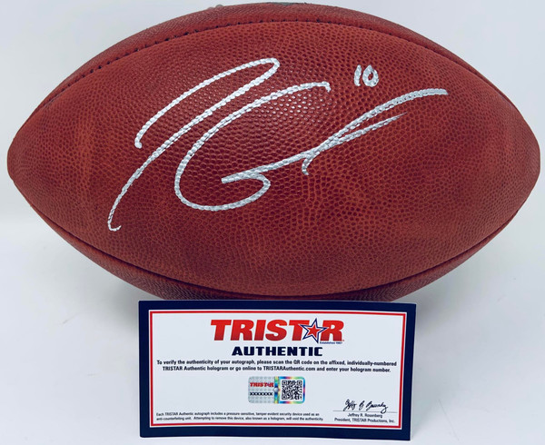 Jimmy Garoppolo Autographed Wilson NFL Football W/PROOF, Picture of Jimmy  Signing For Us, San Francisco 49ers, New England Patriots