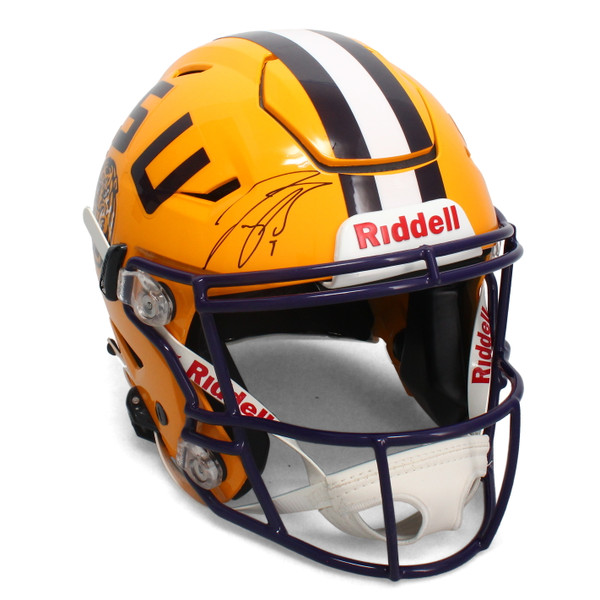 Joe Burrow Signed LSU Tigers Full-Size Authentic On-Field Speed Helmet With  Visor (Fanatics)