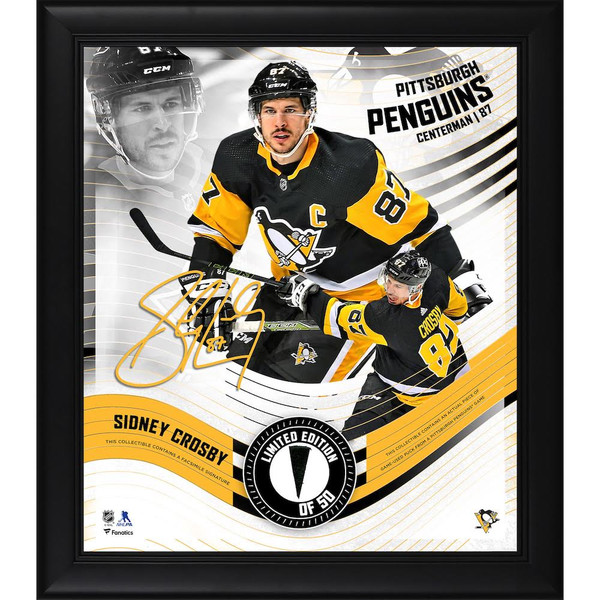 Sidney Crosby Pittsburgh Penguins Framed 15 x 17 Stitched Stars Collage