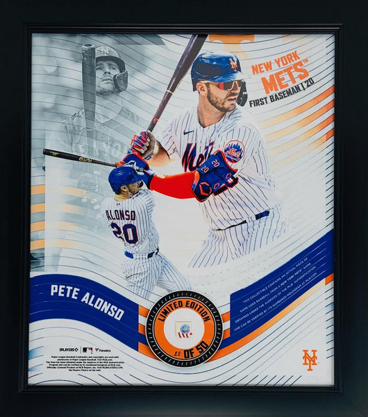 Pastele Pete Alonso MLB New York Mets Custom Personalized Silk