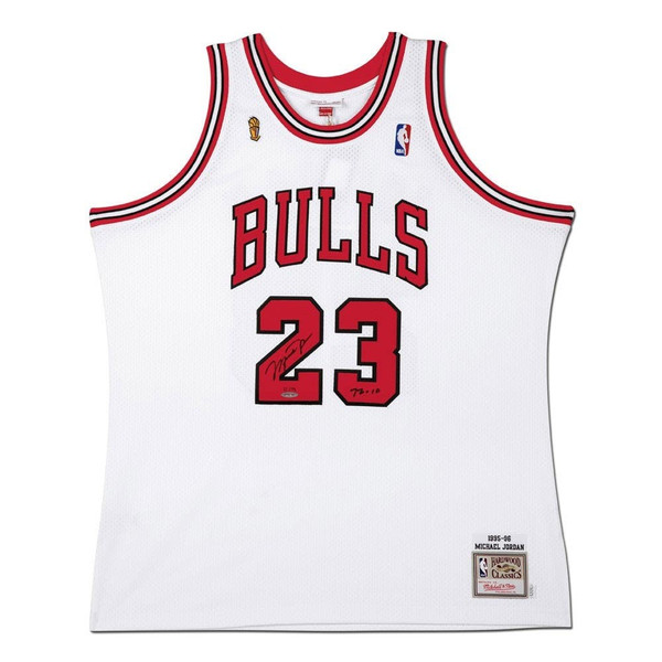 MICHAEL JORDAN Autographed Chicago Bulls White 1997-98 Authentic Mitchell &  Ness Jersey UDA - Game Day Legends